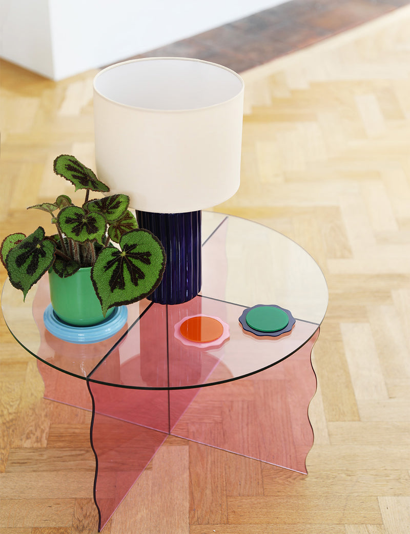 & Klevering Set Of 4 Wobbly Coasters - Multi