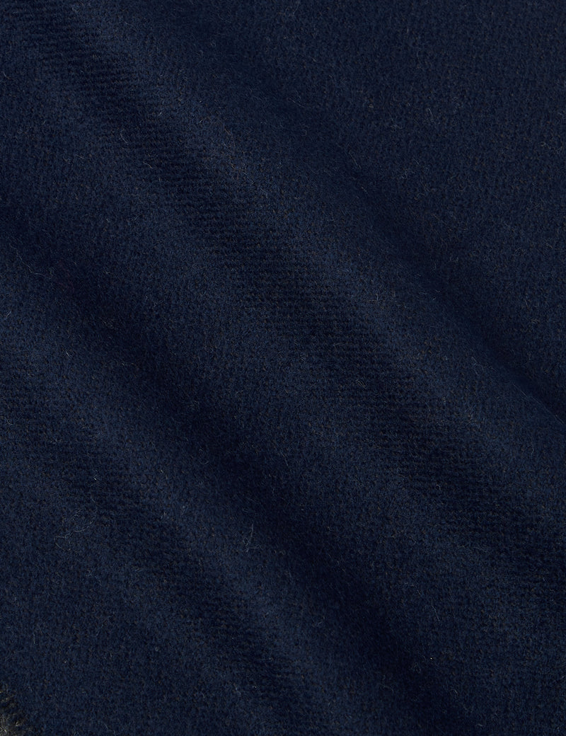 Universal Worksスカーフ - ネイビー ブルー/チャコール グレー