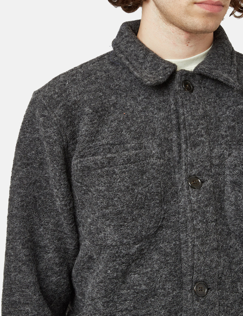 Universal Works Lumber Jacket Charcoal Grey I Article.