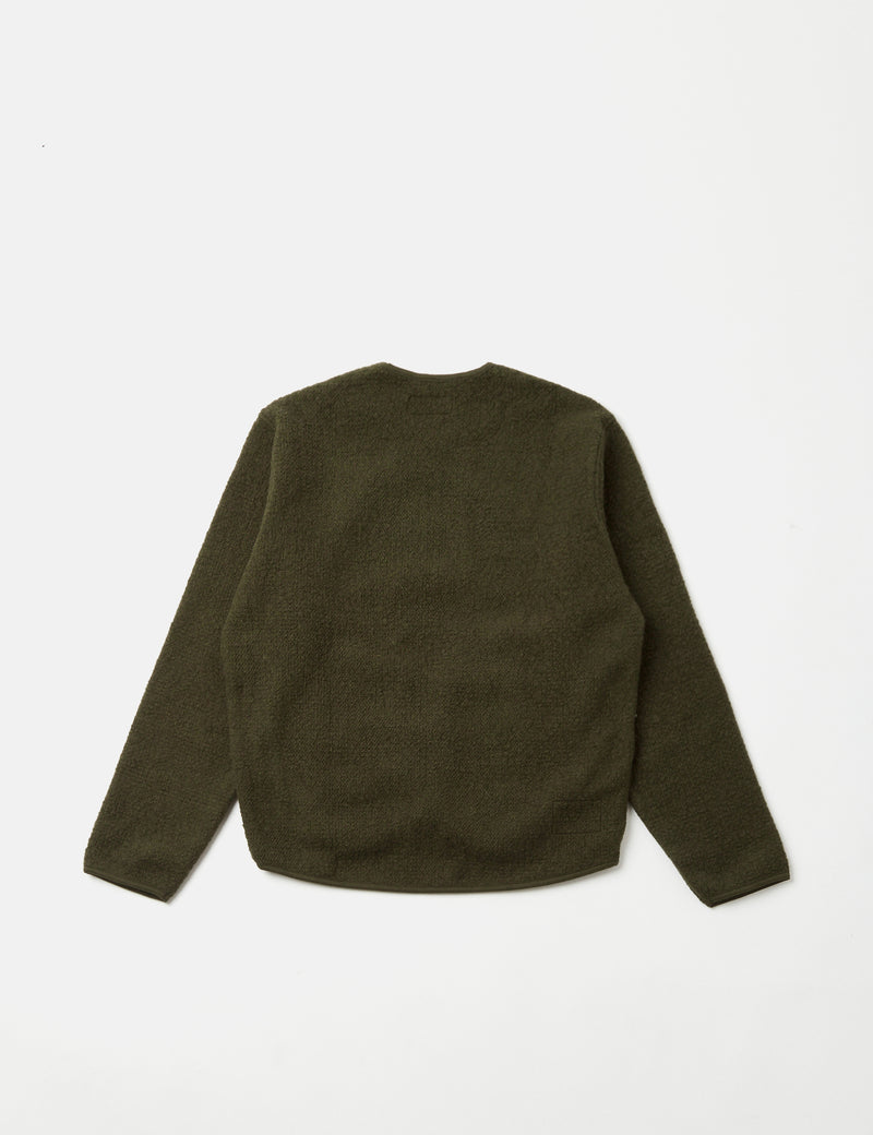 Universal Works Zip Liner Jacket - Olive Green