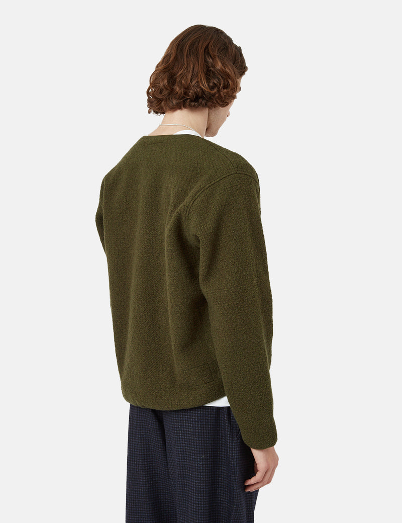 Universal Works Zip Liner Jacket - Olive Green
