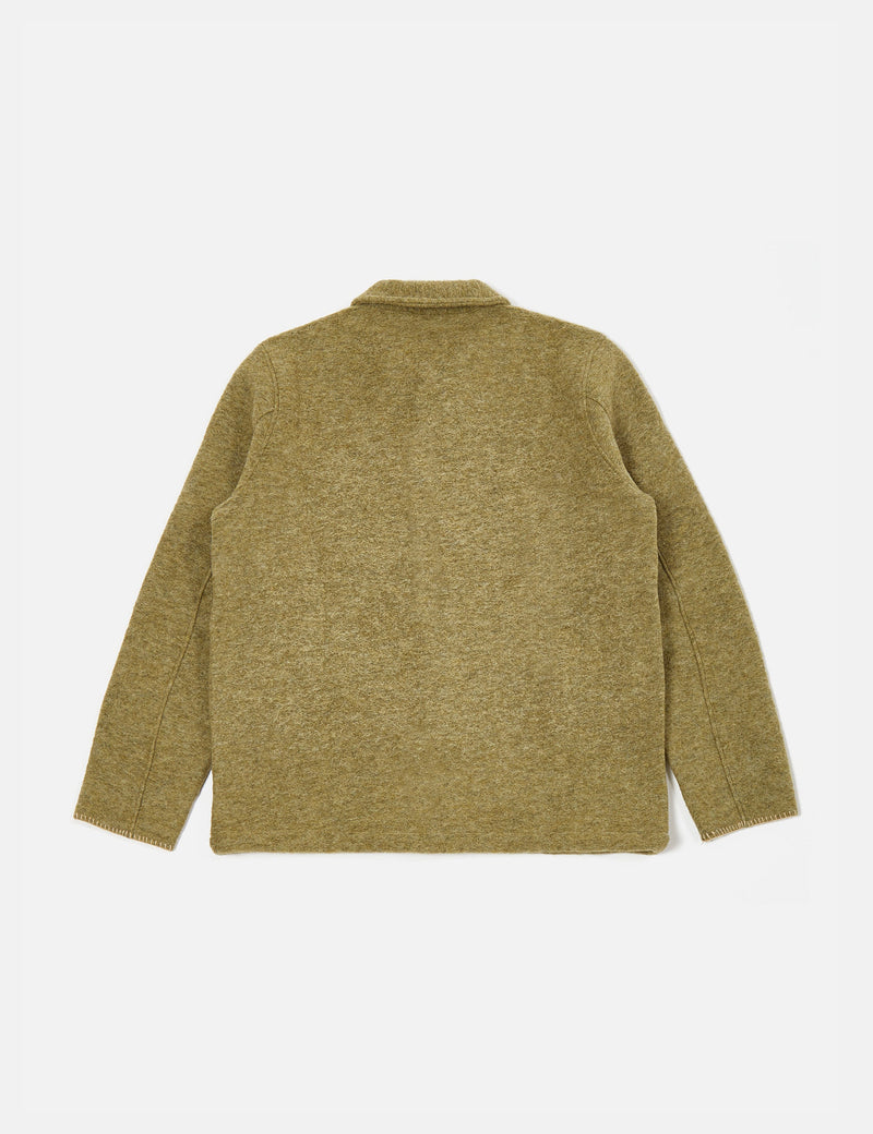 Universal Works Blanket Field Jacket Light Olive Green I Article.