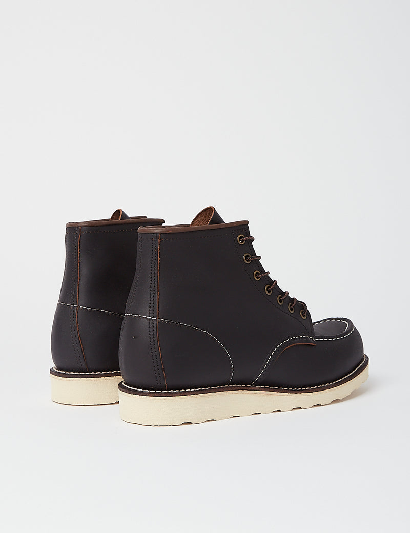 Red Wing Heritage Work 6" Moc Toe Boot (8849) - Black