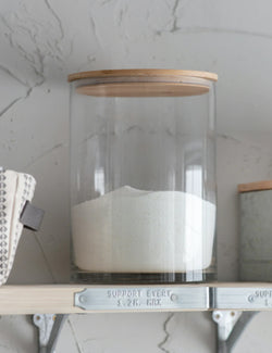Garden Trading Audley Storage Jar (5L) - Bamboo/Glass
