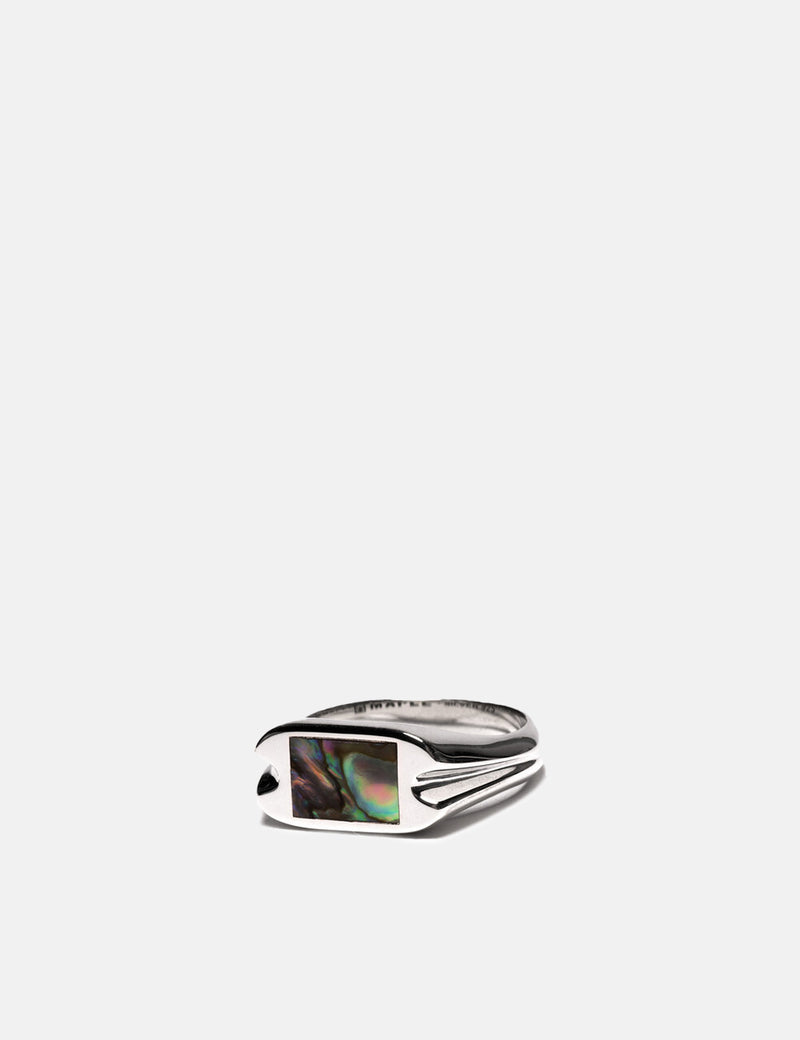 Maple Danny Signet Ring - Silver 925/Abalone