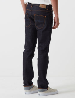 Nudie Dude Dan Jeans (Regular) - Dry Comfort Dark Blue