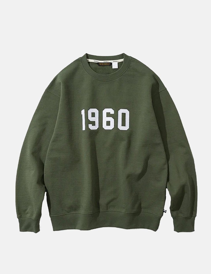 ユニフォームブリッジ1960スウェットシャツ-カーキグリーン