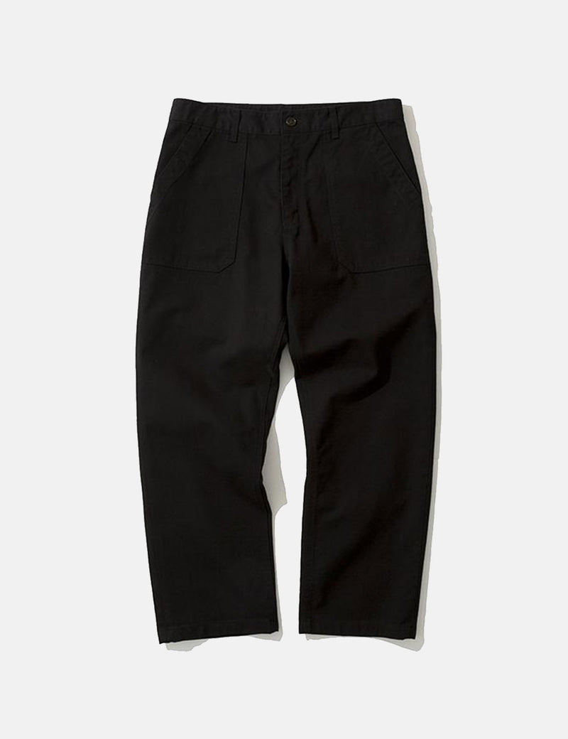 Uniform Bridge Cotton Fatigue Pants (Regular Fit) - Schwarz