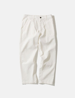 Uniform Bridge Cotton Fatigue Pants (Regular Fit) - Weiß