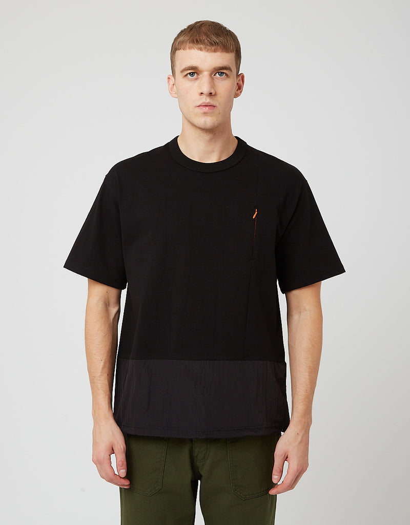 Uniform Bridge Line Crew Neck T-Shirt - Black