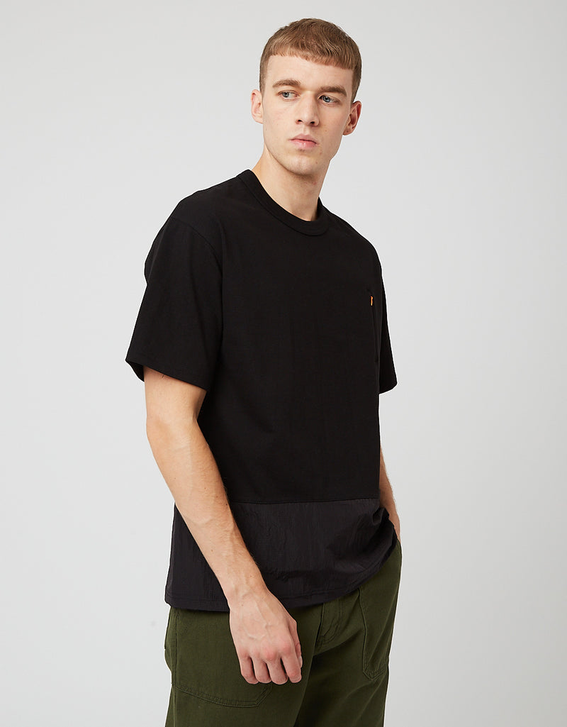Uniform Bridge Line Crew Neck T-Shirt - Black