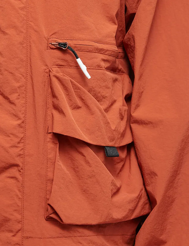 Uniform Bridge M70 Hooded Parka - Dark Orange