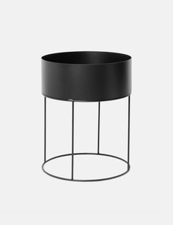 Ferm Living Plant Box (Round) - Black