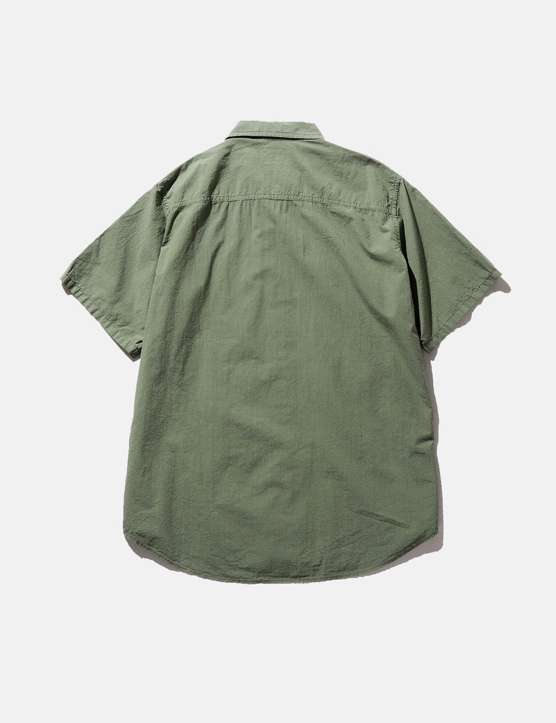 Beams Plus Adventure Shirt II (Ripstop) - Green