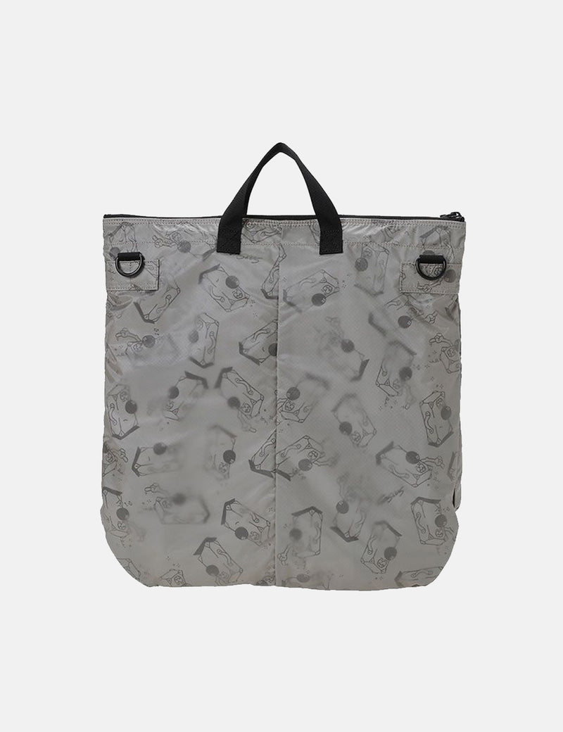 Porter-Yoshida & Co Gasius x Porter 2Way Helmet Bag - Grey