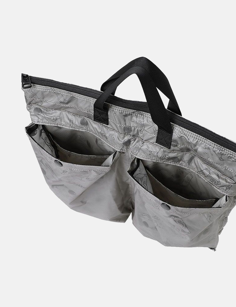 Porter-Yoshida & Co Gasius x Porter 2Way Helmet Bag - Grey
