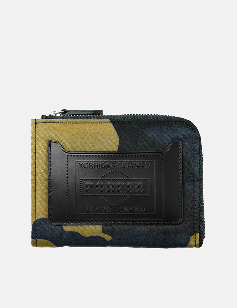 Porter Yoshida & Co Multi Wallet (Camouflage) - Woodland Khaki
