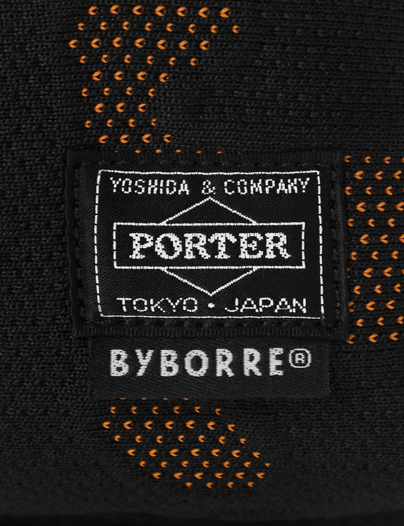 Porter-Yoshida & Co Byborre x Porter 2-Wege-Helmtasche – Schwarz