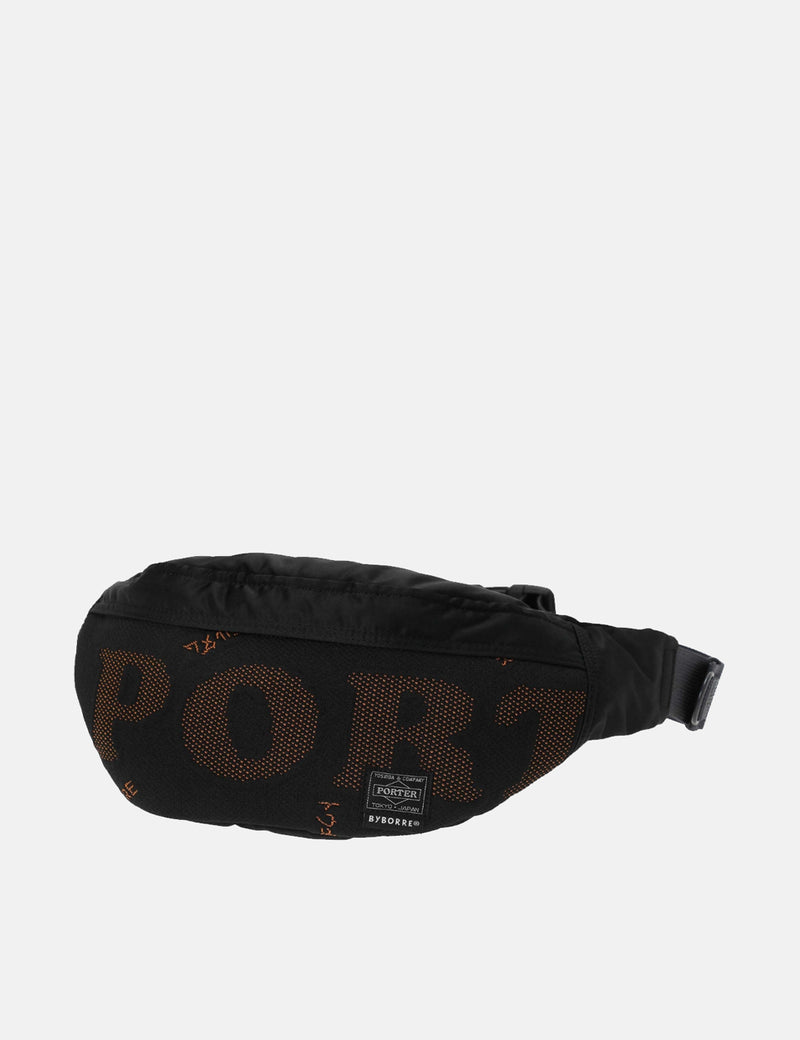 Porter-Yoshida & Co Byborre x Porter Waist Bag - Black