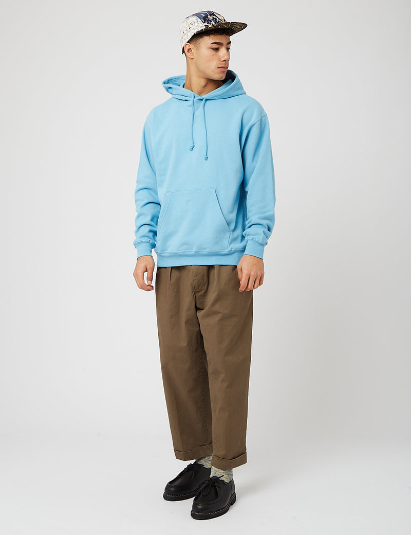 スウェットM 青色サックスブルーsax blue 22ss needles