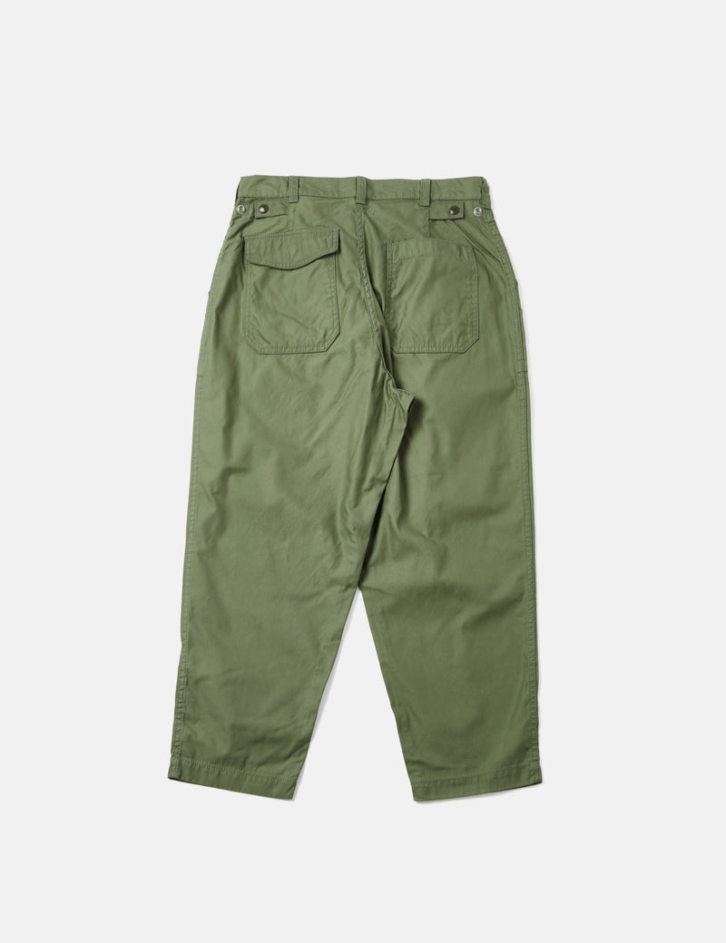 Beams Plus Fatigue Pant (Cotton Satin) - Sage Green