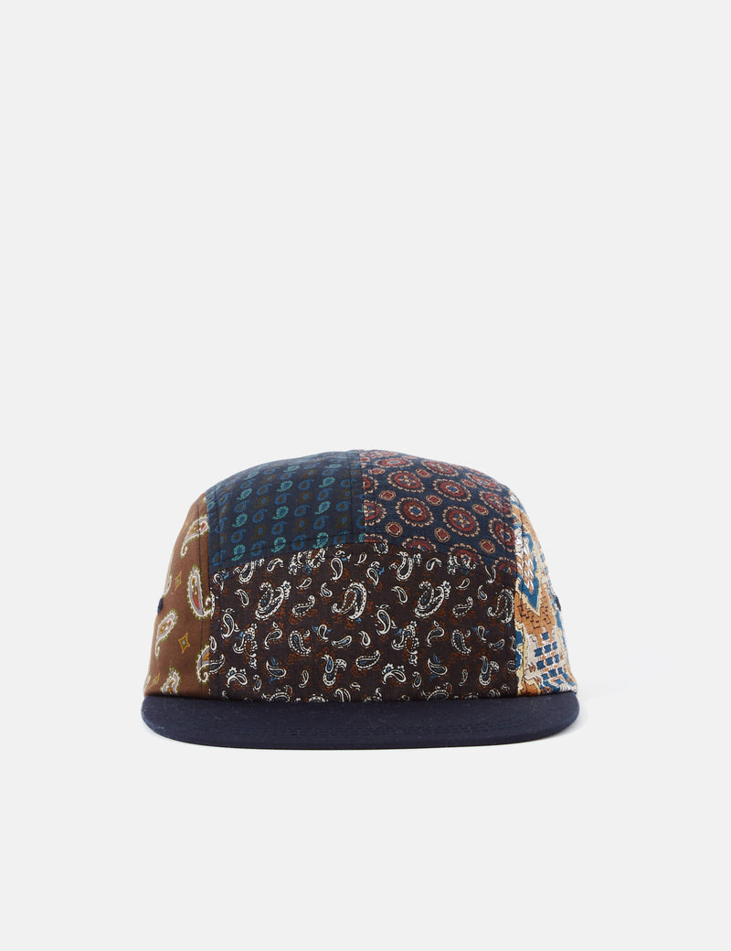 Beams Plus 5-Panel Cap (Multi) - Navy Blue