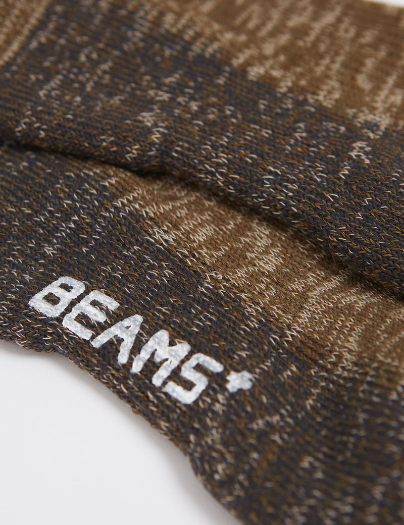Beams Plus Outdoor Socks - Green