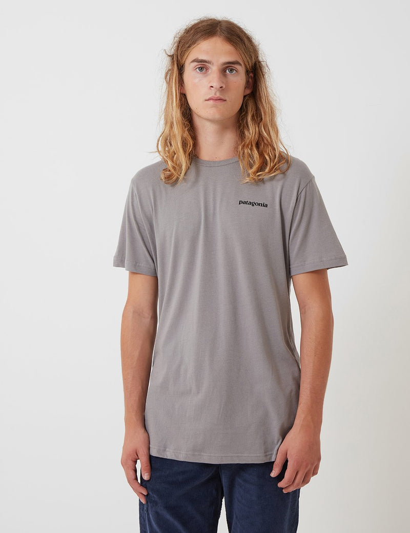 Patagonia P6 Logo Organic T-Shirt - Feather Grey