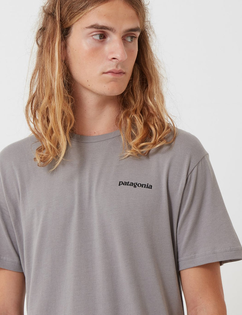 Patagonia P6 Logo Organic T-Shirt - Feather Grey