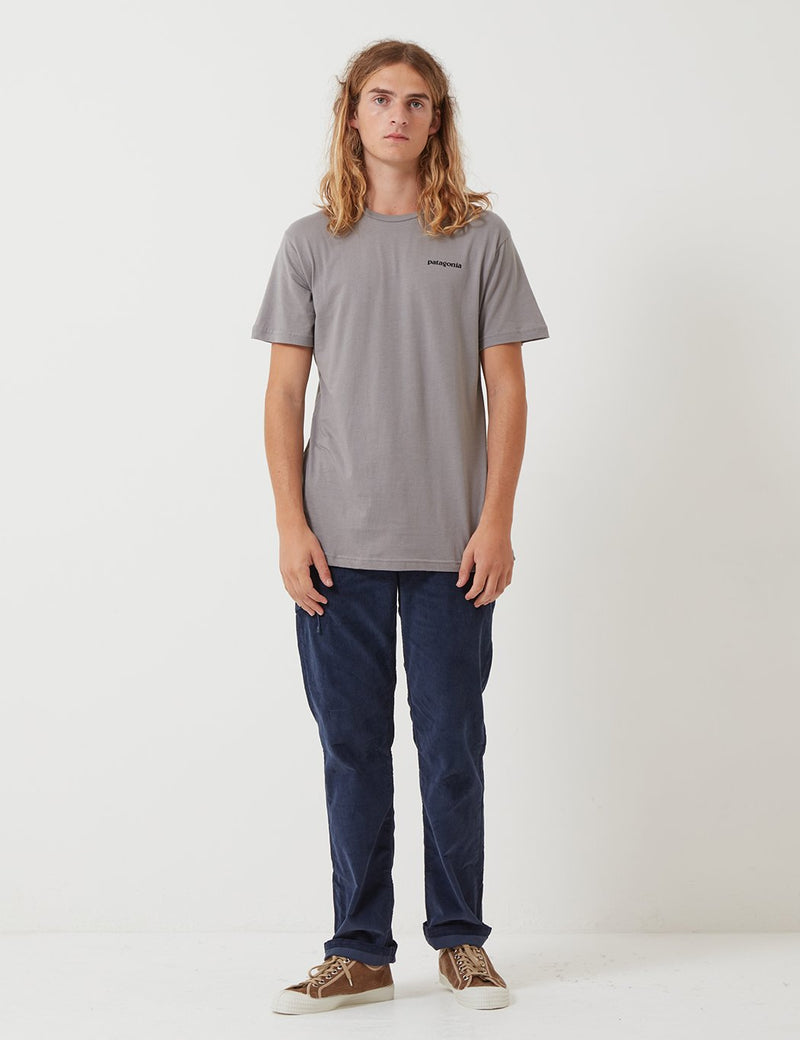 Patagonia P6 Logo Organic T-Shirt - Feather Grey
