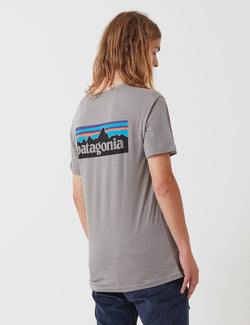 Patagonia P6 Logo Organic T-Shirt - Feather Grey