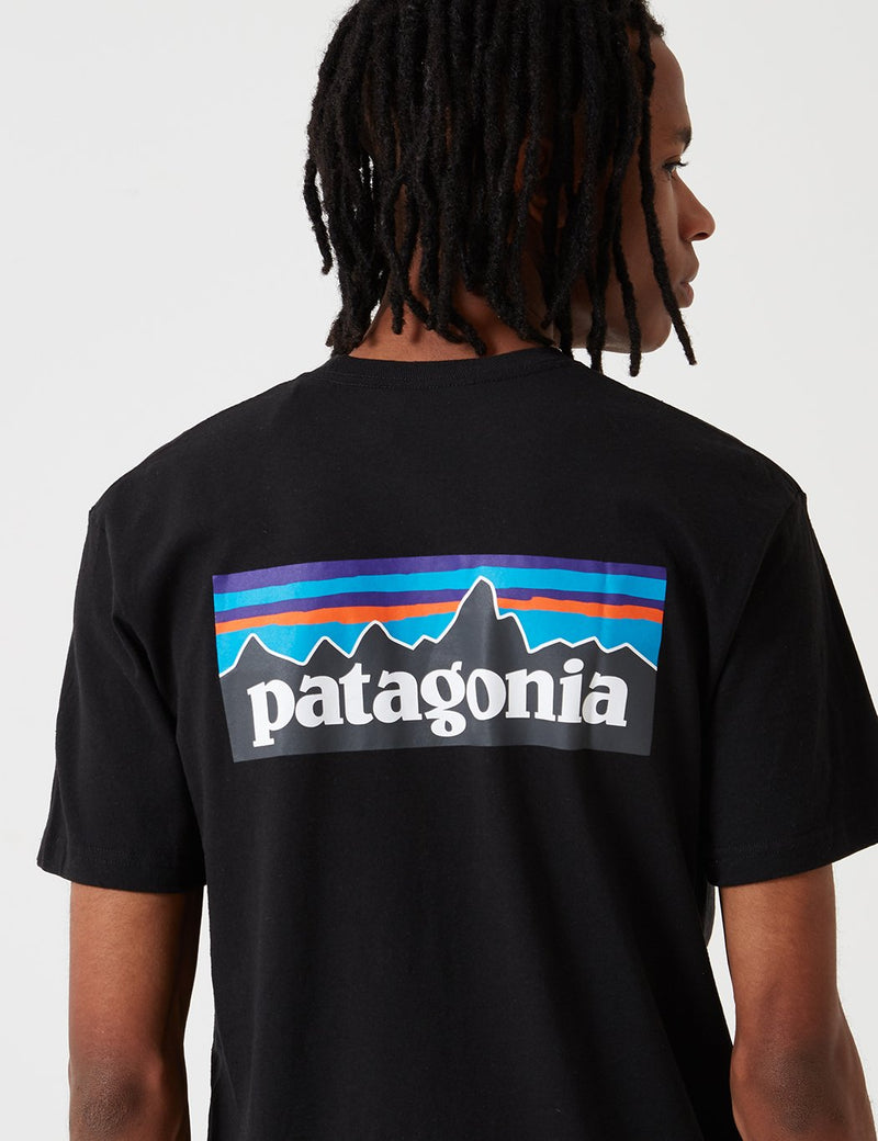 Patagonia P6 Logo Responsibili-Tee T-Shirt - Black
