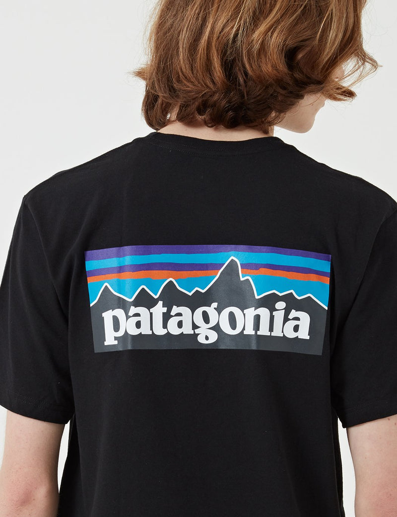 Patagonia P6 Logo Responsibili-Tee T-Shirt - Black