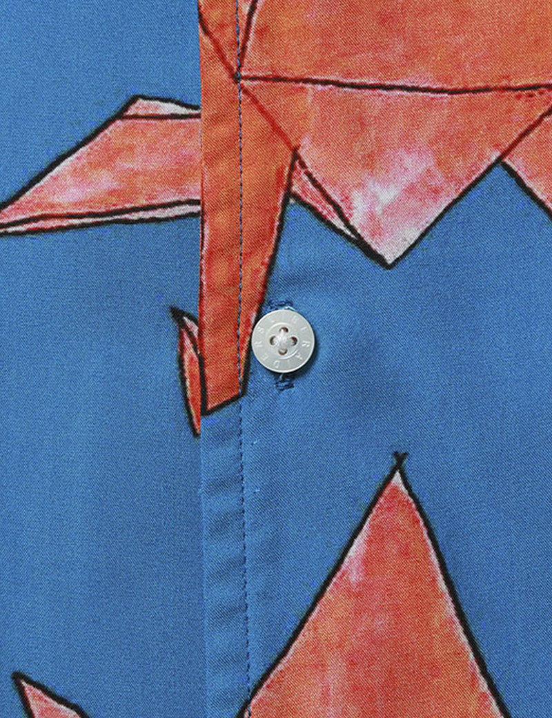 Liberaiders Origami Rayon Shirt - Blau