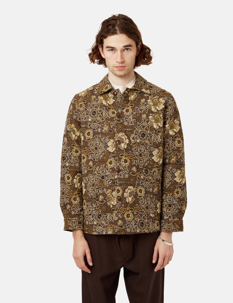 Sunflower Flower Jacket - Brown