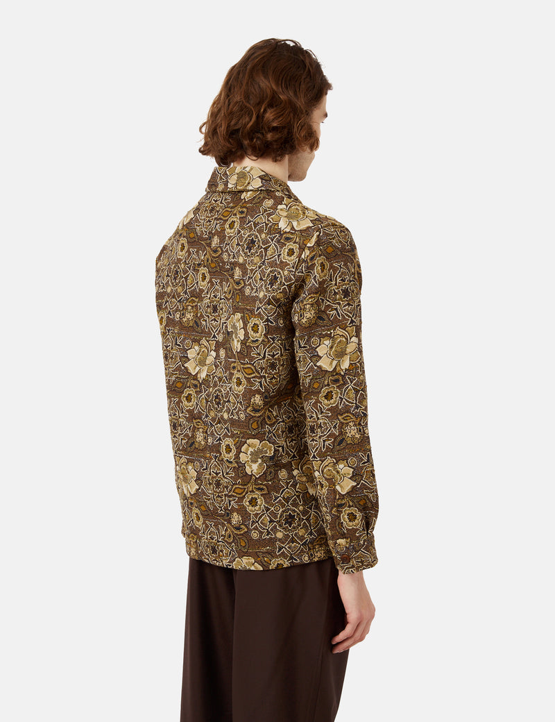 Sunflower Flower Jacket - Brown