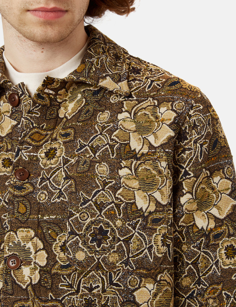 Sunflower Flower Jacket - Brown