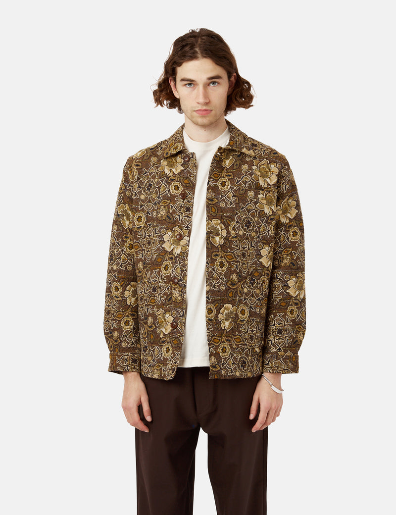 Sunflower Flower Jacket - Brown