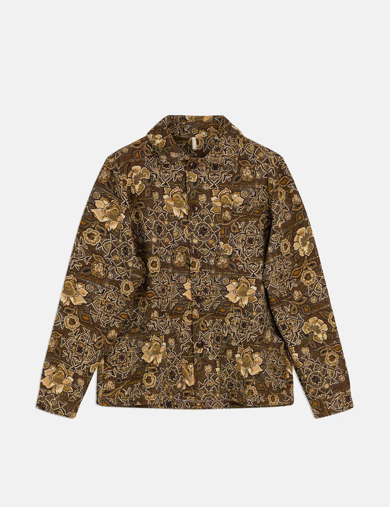 Sunflower Flower Jacket - Brown