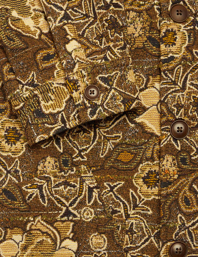 Sunflower Flower Jacket - Brown