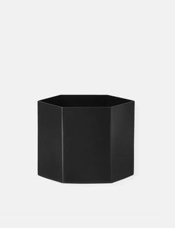 Ferm Living Hexagon Pot Extra Large - Black