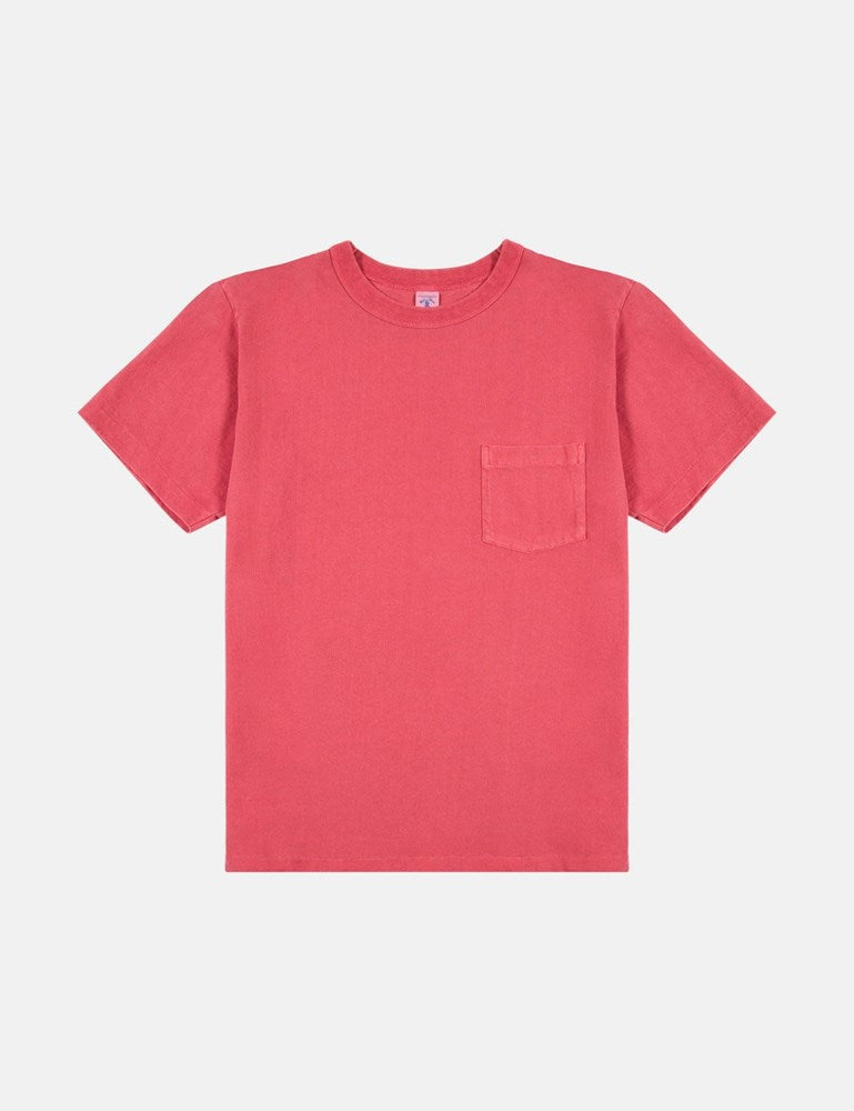 Velva Sheen x Article Pigment Dyed Pocket T-Shirt - Red