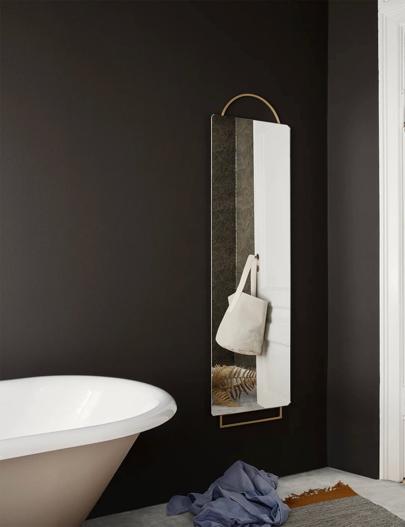 Ferm Living Adorn Mirror (45 x 159 cm) - Brass