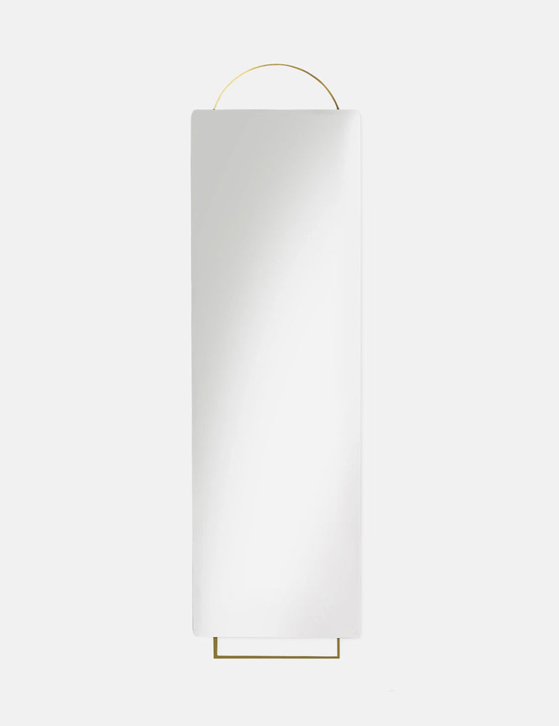 Ferm Living Adorn Mirror (45 x 159 cm) - Brass