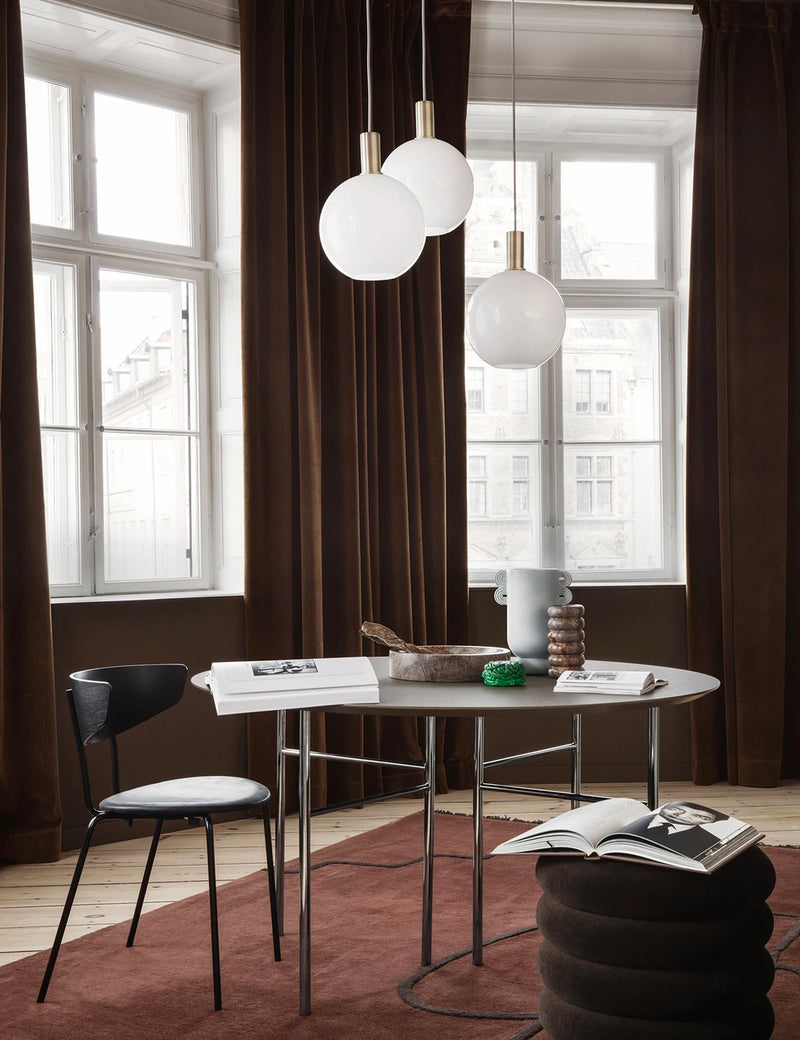 Ferm Living Bendum Vase (Marble) - Brown