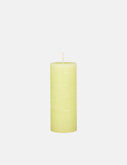 Broste Copenhagen Rustic Pillar Candle - Forever Green