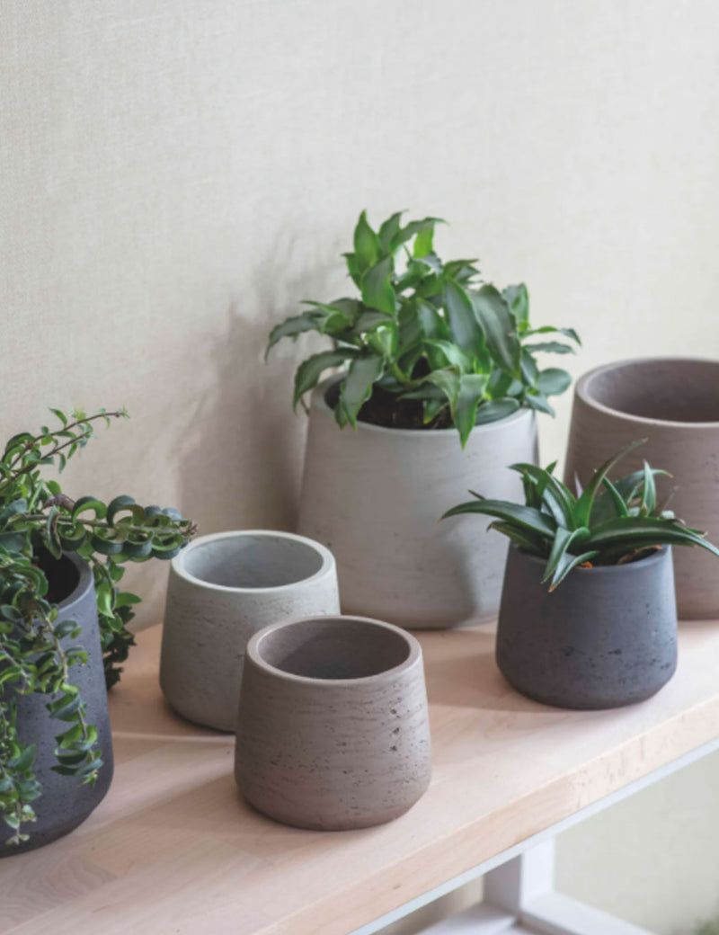 Garden Trading Stratton Tapered Plant Pots (2er-Set) - Stein