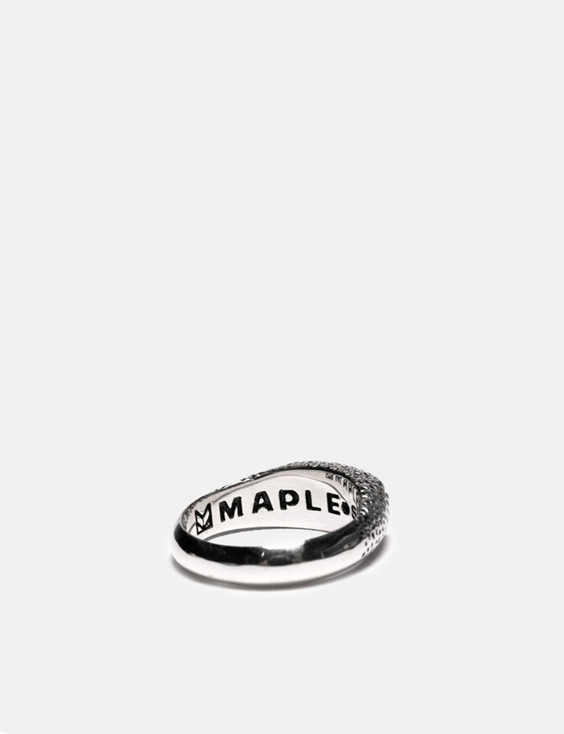 Maple Nugget Ring Slim - Silber 925