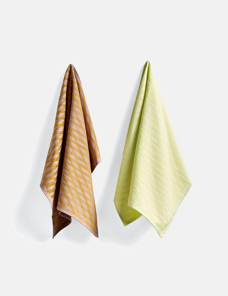 Hay Tea Towel S&B (Set of 2) - No 1 Marker diamond