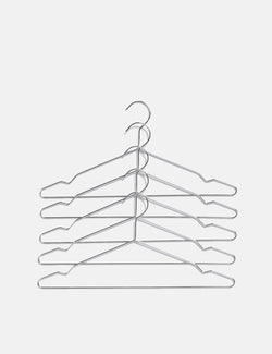 Hay Hang Coat Hangers Set of 5 - Silver